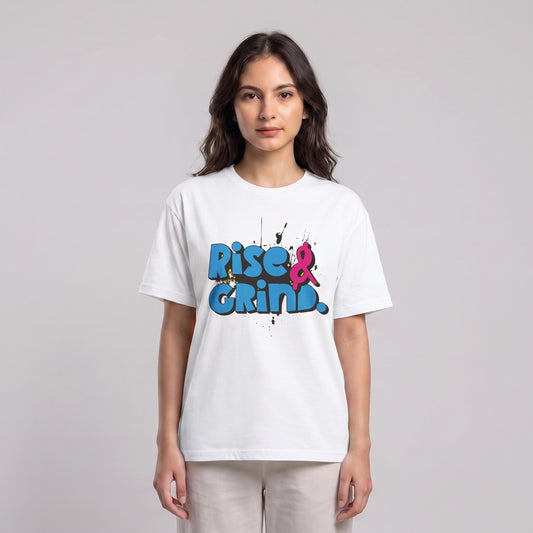 Rise & Grind – Women T-Shirt l AH Urban Wear Pk
